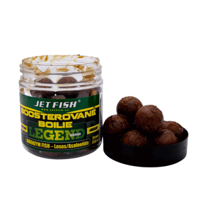 Jet Fish Boosterované Boilie Legend Range BioEnzym Fish + Losos 250ml Průměr: 24mm, Příchuť: BIOENZYM FISH_LOSOS