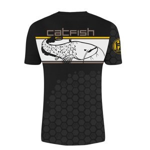 Hotspot Design Tričko Linear Catfish Velikost: XXL