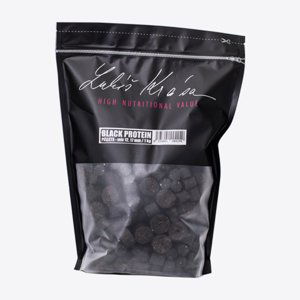 LK Baits Pelety Pellets Black Protein 1kg Hmotnost: 1 kg, Průměr: 12-17mm