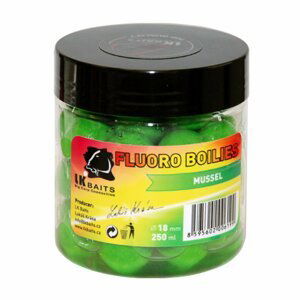 LK Baits Fluoro Boilies Mussel 18mm 250ml