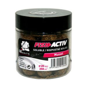 LK Baits Boilies Fish ActivMussel 250ml 20mm