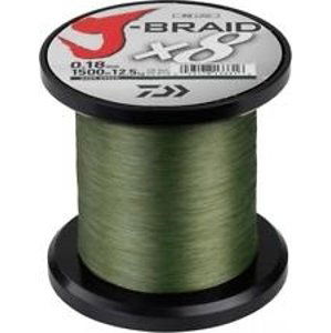 Daiwa Pletená Šňůra J-Braid Barva Dark Green Nosnost: 6kg, Průměr: 0,10mm