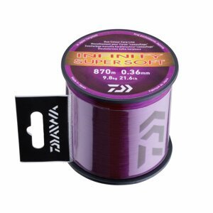 Daiwa Vlasec Infinity Super Soft fialový Délka: 1050m, Nosnost: 8,3kg, Průměr: 0,33mm