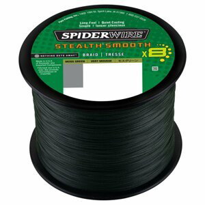 SpiderWire Pletená Šňůra Stealth Smooth8 Moss Green 1m Nosnost: 16,5kg, Průměr: 0,15mm