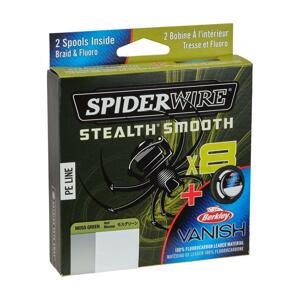 Spiderwire Splétaná Šňůra Stlth Smooth8 Moos Green 150m Nosnost: 11,2kg, Průměr: 0,13mm