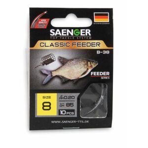 Saenger Návazec na Feeder Classic Feeder 10 ks Hmotnost: 3,5kg, Počet kusů: 10ks, Velikost háčku: #8