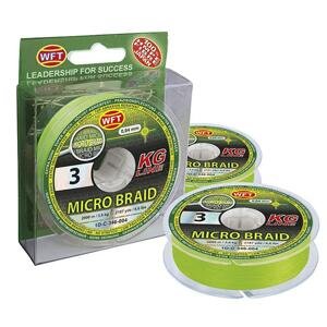 WFT Šňůra MICRO BRAID - 1m Nosnost: 8kg, Průměr: 0,12mm