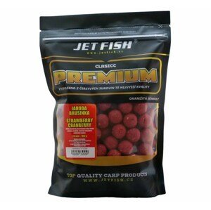 Jet Fish Boilie Premium Clasicc Jahoda / Brusinka Hmotnost: 700g, Průměr: 20mm