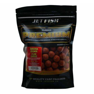 Jet Fish Boilie Premium Clasicc Švestka / Česnek Hmotnost: 700g, Průměr: 20mm