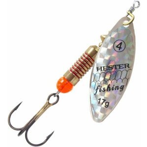 Hester Fishing Třpytka Willow Silver Holo Scales Hmotnost: 5g, Velikost: 1