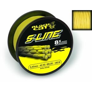 Black Cat Šňůra S-Line Žlutá Varianta: 0,45mm - 50kg/110lbs
