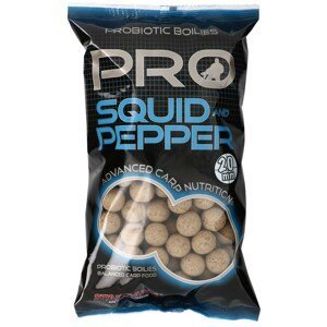 Starbaits Boilies Probiotic Squid & Pepper Hmotnost: 2,5kg, Průměr: 20mm