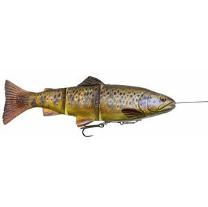 Savage Gear Gumová Nástraha Pstruh 4D Line Trhu 93g 20cm Barva: Slow Sinking Dark Brown Trout, Délka cm: 20cm