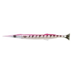 Savage Gear Gumová Nástraha Jehlice SG 3D Line Thru Needlefish Pulsetail 2+1 30cm 66g Varianta: Pink Barra