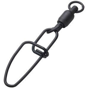 Madcat Karabinka S Obratlíkem Stainless BB Swivels W Crossl Snap Black 3 ks Velikost: #2 - 75kg