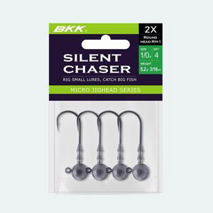 BKK Jigová hlavička Silent Chaser Round Head RH-1 Hmotnost: 3,5g, Počet kusů: 5ks, Velikost háčku: #2