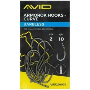 Avid Carp Háčky Armorok Hooks Curve Barbless Velikost háčku: #4
