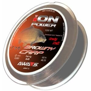 AWAS Vlasec Ion Power Browny Carp 1200m Nosnost: 8,45kg, Průměr: 0,26mm