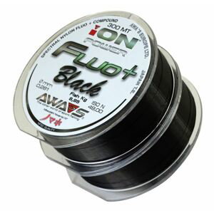 AWAS Vlasec Ion Power Fluo+ Black 600m - 2x300m Nosnost: 12,35kg, Průměr: 0,309mm