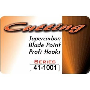 AWAS Karbonový Háček Cutting Blade 1001 Black Nikel 10ks Velikost háčku: #1