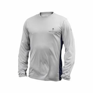 Westin Tričko Pro UPF Long Sleeve Grey/Navy Blue Velikost: S