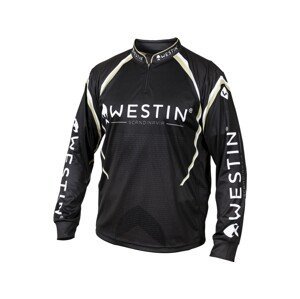 Westin Tričko LS Tournament Shirt Black/Grey Velikost: XXL