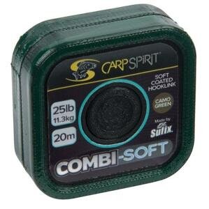 Carp Spirit Šňůrka Combi-Soft Coated Braid Camo Green 20m Nosnost: 20lb