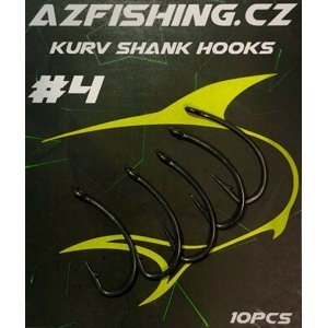 AzFishing Háčky Kurv Shank Hooks Varianta: bez protihrotu, Velikost háčku: #8