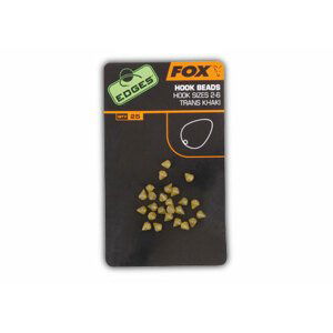 Fox Zarážky na Háček Edges Hook Bead 25ks Varianta: vel. 2-6 Khaki