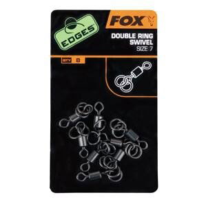 Fox Obratlíky s Dvěma Kroužky Edges Double Ring Swivel 8ks