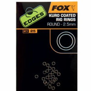 Fox Kroužky Kuro Rig Rings 25ks Varianta: 2.5mm Small