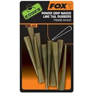 Fox Převleky EDGES Power Grip Naked Line Tail Rubbers vel.7 10ks