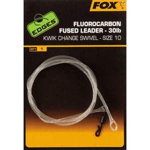 Fox Návazec Fluorocarbon Fused Leaders Velikost: 10