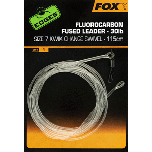Fox Návazec Fluorocarbon Fused leader Varianta: Fox Návazec Kwik Change Swivel 115cm - vel.7