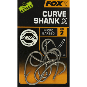 Fox Háčky Edges Curve Shank X Hooks 10ks Velikost háčku: #2