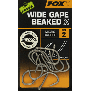 Fox Háčky Edges Wide Gape Beaked X Hooks 10ks Velikost háčku: #2