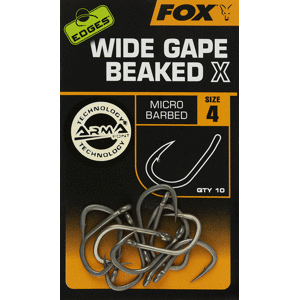 Fox Háčky Edges Wide Gape Beaked X Hooks 10ks Velikost háčku: #4