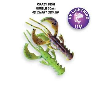 Crazy Fish Gumová Nástraha Nimble Floating 5cm 8 ks Barva: 4d, Délka cm: 5cm