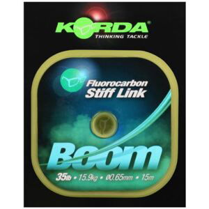 Korda Fluorocarbon Stiff Link Boom 15m Nosnost: 11,3kg, Průměr: 0,55mm