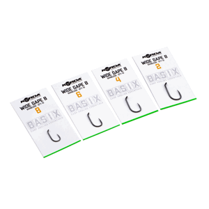 Korda Háčky Basix Wide Gape Hooks Barbed 10ks Velikost háčku: #4