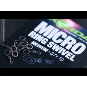 Korda Obratlík Micro Ring Swivel 10 Ks Varianta: Medium