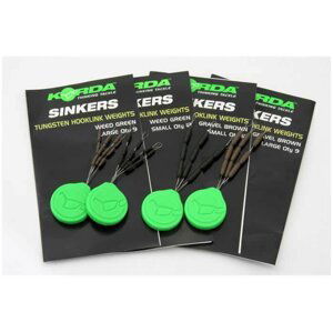 Korda Zarážky Sinkers Large 9Ks Varianta: L Green 9ks