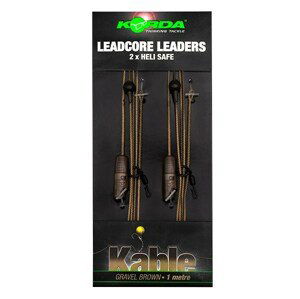 Korda Olověná Montáž Leadcore Leader Heli Safe 1m 2ks Barva: Gravel