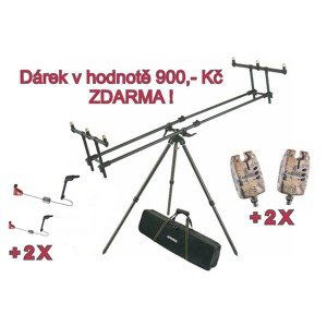 Mivardi AKCE - Tripod Premium + ZDARMA 2 x Sounder EASY CAMO a 2 x Swing Arm No. 130