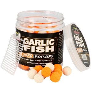 Starbaits Plovoucí Boilie Fluo Garlic Fish Hmotnost: 80g, Průměr: 14mm