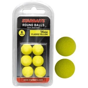 Starbaits Plovoucí Kulička Round Balls 14mm 6ks Varianta: Žlutá, Průměr: 14mm