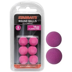 Starbaits Plovoucí Kulička Round Balls 14mm 6ks Varianta: růžová, Průměr: 14mm