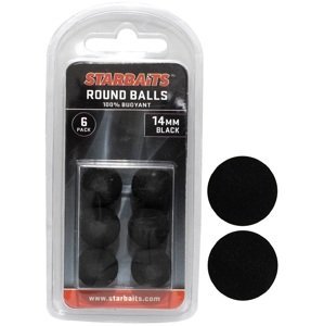 Starbaits Plovoucí Kulička Round Balls 14mm 6ks Varianta: Černá, Průměr: 14mm