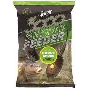 Sensas Krmení 3000 Method Feeder 1kg Hmotnost: 1kg, Příchuť: Carpe Amour