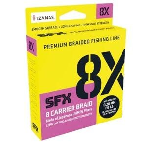 Sufix Pletená Šňůra SFX 8X Hot Yellow 1m Nosnost: 7,3kg, Průměr: 0,128mm